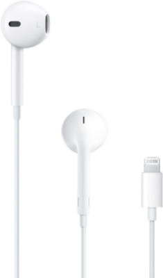 Проводная гарнитура Apple EarPods с разъёмом Lightning, белая (MMTN2) / Наушники и гарнитуры | Электроника | V4.Ru: Маркетплейс