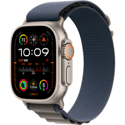 Умные часы  Apple Watch Ultra 2, 49 мм, L, Alpine Loop, Blue (MREQ3) / Все умные часы | Электроника | V4.Ru: Маркетплейс