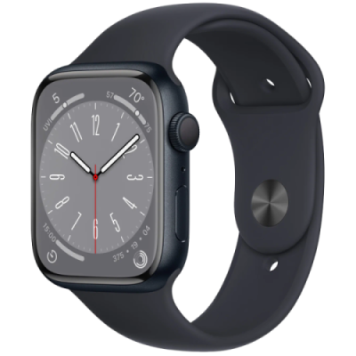 Умные часы  Apple Watch Series 8, 45 мм, S/M, Sport band, Midnight Aluminium / Все умные часы | Электроника | V4.Ru: Маркетплейс