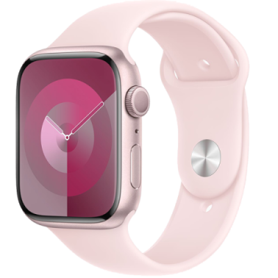 Умные часы  Apple Watch Series 9, 45 мм, Sport Band, Pink, size M (MR9G3) / Все умные часы | Электроника | V4.Ru: Маркетплейс