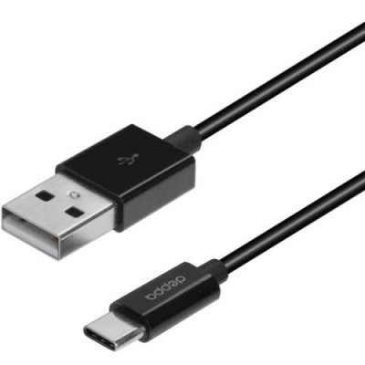 Кабель Deppa USB Type-A - USB Type-C, черный (3 метра) / Кабели и адаптеры | Электроника | V4.Ru: Маркетплейс