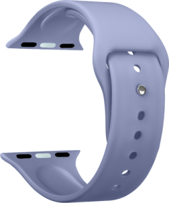 Ремешок  Deppa Band Silicone для Apple Watch 42/44 mm, силиконовый, лавандовый / Аксессуары для умных часов | Электроника | V4.Ru: Маркетплейс