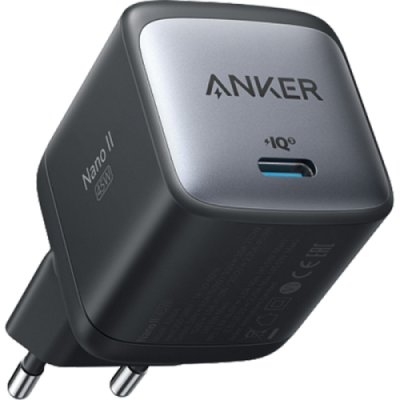 Зарядное устройство сетевое Anker PowerPort Nano2 A2664 45W, черное (GaN) / Зарядные устройства | Электроника | V4.Ru: Маркетплейс