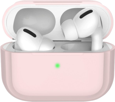 Чехол Deppa для футляра наушников Apple AirPods Pro, силикон, розовый / Чехлы | Электроника | V4.Ru: Маркетплейс