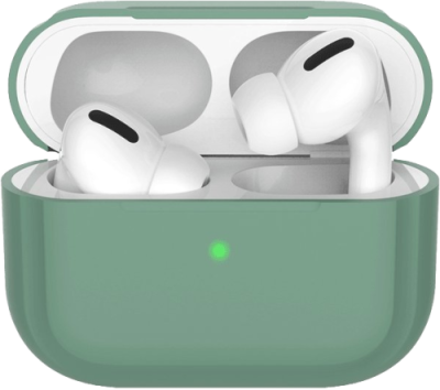 Чехол Deppa для футляра наушников Apple AirPods Pro, силикон, зеленый / Чехлы | Электроника | V4.Ru: Маркетплейс