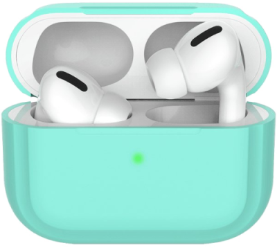 Чехол Deppa для футляра наушников Apple AirPods Pro, силикон, мятный / Чехлы | Электроника | V4.Ru: Маркетплейс