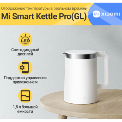 Умный чайник  Xiaomi Smart Kettle Pro MJHWSH02YM / Техника для кухни | Электроника | V4.Ru: Маркетплейс