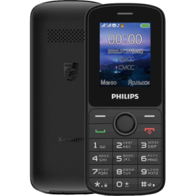 Телефон Philips Xenium E2101 Черный / Кнопочные телефоны | Электроника | V4.Ru: Маркетплейс