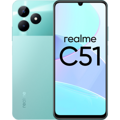 Смартфон realme C51 4/64GB Зеленый RU / Мобильные телефоны | Электроника | V4.Ru: Маркетплейс