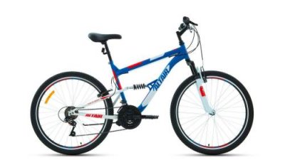 Велосипеды Двухподвесы Altair MTB FS 26 1.0, год 2021, цвет Синий-Красный, ростовка 18 / Велосипеды Двухподвесы | Спорт и отдых | V4.Ru: Маркетплейс