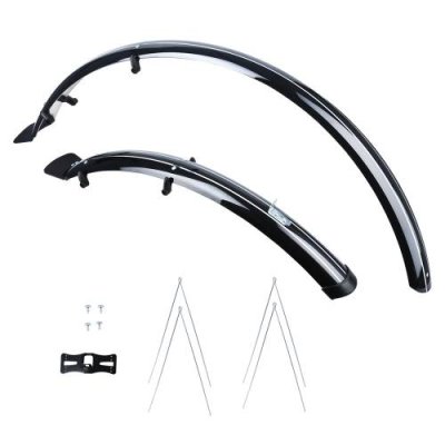 Oxford Комплект крыльев Oxford 26ʺ ATB City Type 60mm Mudguard (MG33/24), цвет Черный / Велосипеды Аксессуары | Спорт и отдых | V4.Ru: Маркетплейс