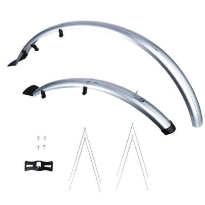 Oxford Комплект крыльев Oxford 26ʺ ATB City Type 60mm Mudguard (MG33/24), цвет Серебристый / Велосипеды Аксессуары | Спорт и отдых | V4.Ru: Маркетплейс