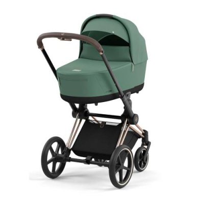 Коляска 2 в 1 CYBEX Priam IV Rosegold 2 в 1 цвет Leaf Green в комплекте со спальным блоком Lux Carry Cot / Коляски 2 в 1 | Одежда, обувь и аксессуары | V4.Ru: Маркетплейс