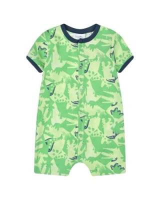 Зеленый песочник с принтом "крокодилы" Sanetta Kidswear / Песочники | Одежда, обувь и аксессуары | V4.Ru: Маркетплейс