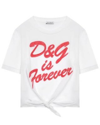 Футболка с надписью "DG is forever" Dolce&Gabbana / Футболки, Топы, Майки | Одежда, обувь и аксессуары | V4.Ru: Маркетплейс