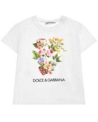 Футболка с цветочным принтом Dolce&Gabbana / Футболки, Топы, Майки | Одежда, обувь и аксессуары | V4.Ru: Маркетплейс