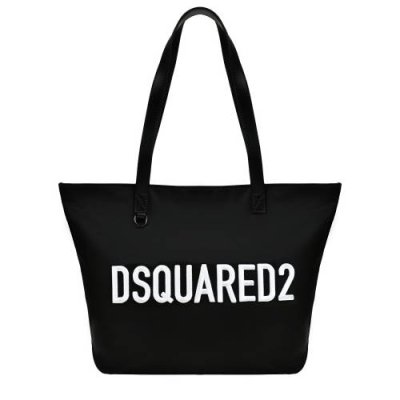 Сумка-шопер с белым лого, черная Dsquared2 / Сумки | Одежда, обувь и аксессуары | V4.Ru: Маркетплейс