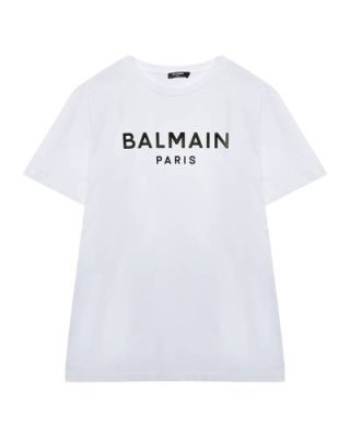 Футболка с черным лого, белая Balmain / Футболки, Майки, Поло | Одежда, обувь и аксессуары | V4.Ru: Маркетплейс