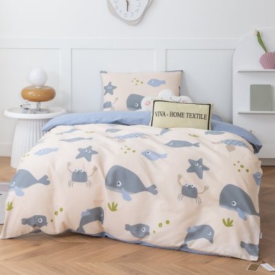 Комплект постельного белья Сатин Люкс KIDS 100% хлопок CDK050 VIVA - HOME TEXTILE Сатин Люкс KIDS 100% хлопок | Универмаг V4: Постельное белье