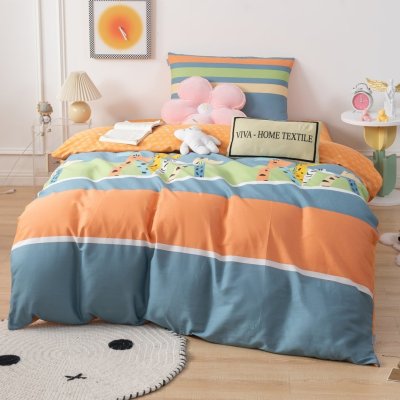 Комплект постельного белья Сатин Люкс KIDS 100% хлопок CDK055 VIVA - HOME TEXTILE Сатин Люкс KIDS 100% хлопок | Универмаг V4: Постельное белье