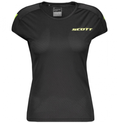 Футболка велосипедная женская SCOTT Promo Run, короткий рукав, black/yellow, 270185-1040 (Размер: XL) / Велофутболка | Спорт и отдых | V4.Ru: Маркетплейс