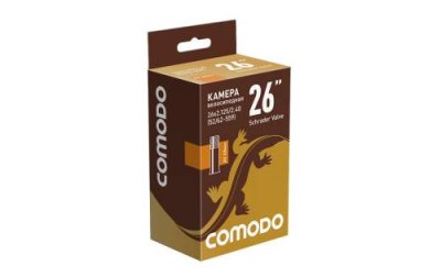 Велокамера COMODO, 26 x 2.125/2.40 (52/62-559), AV48 мм, бутиловая, TBCM262125AV48BT / Камеры для велосипеда | Спорт и отдых | V4.Ru: Маркетплейс