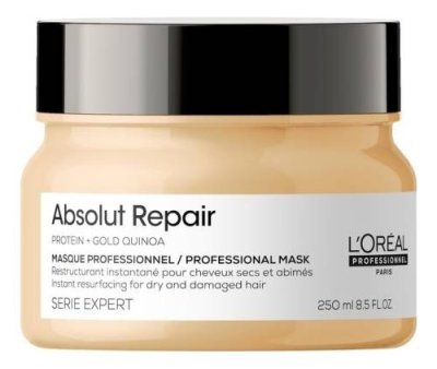 Маска для волос с кремовой текстурой Serie Expert Absolut Repair Protein + Gold Quinoa Masque: Маска 250мл / Масла для волос | Товары для красоты | V4.Ru: Маркетплейс