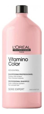 Шампунь для защиты цвета волос с ресвератролом Serie Expert Vitamino Color Resveratrol Shampooing: Шампунь 1500мл / Шампуни | Товары для красоты | V4.Ru: Маркетплейс