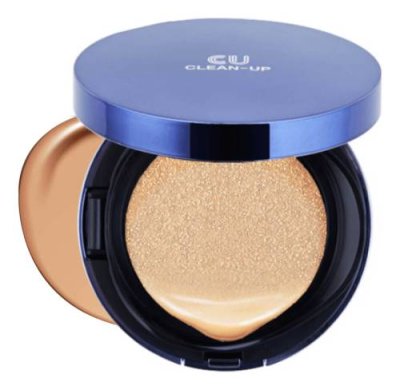 Тональный кушон для лица со сменным блоком Clean-Up Skin Fit Cushion Pact SPF50+ PA+++ 15/15г: No 19 / Кушон | Товары для красоты | V4.Ru: Маркетплейс