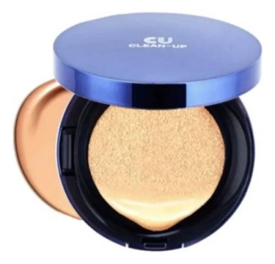 Тональный кушон для лица со сменным блоком Clean-Up Skin Fit Cushion Pact SPF50+ PA+++ 15/15г: No 21 / Тональные средства | Товары для красоты | V4.Ru: Маркетплейс