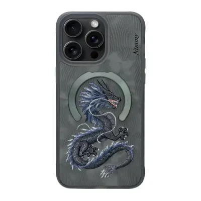 Чехол-накладка Nimmy Fantasy Animal Series/Dragon для Apple iPhone 16 Pro Max полиуретан (темно-серый) для iPhone 16 Plus/16 Pro Max / Электроника | V4.Market