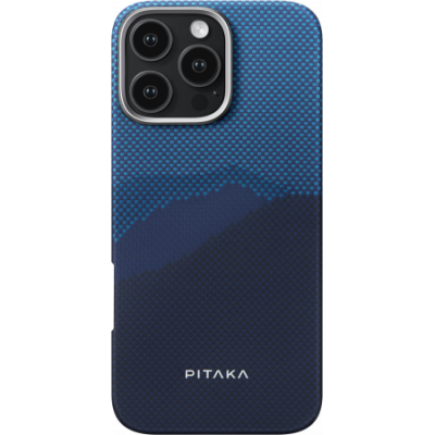 Чехол PITAKA StarPeak Tactile Woven Case для iPhone 16 Pro Max карбоновый (арамид) Over The Horizon для iPhone 16/16 Pro / Электроника | V4.Market