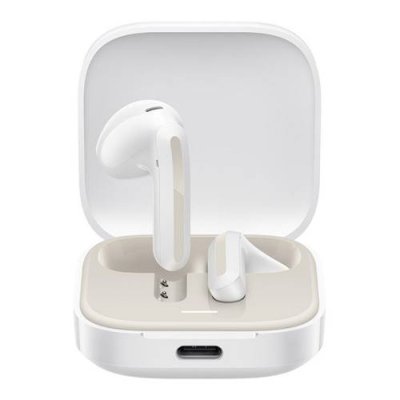 Беспроводные Bluetooth-наушники Xiaomi Redmi Buds 6 Active (White) (M2344E1) Наушники / Электроника | V4.Market