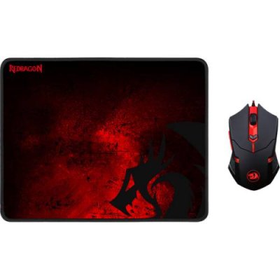 Игровой комплект Redragon M601BA проводная мышь+ коврик (черный/красный) / Клавиатуры, мыши, тачпады | Электроника | V4.Ru: Маркетплейс