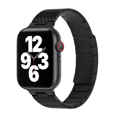 Ремешок WIWU Carbon Fiber Pattern для Apple Watch 42/44/45/49mm магнитная застежка (Wi-C009) (черный) / Ремешки и браслеты для умных часов Apple | Электроника | V4.Ru: Маркетплейс