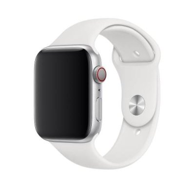 Ремешок Apple для Watch 45mm Sport Band White / Ремешки и браслеты для умных часов Apple | Электроника | V4.Ru: Маркетплейс