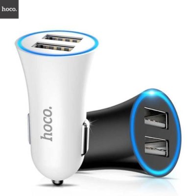 Автомобильное зарядное устройство Hoco Multifunction 8 pin/micro USB (2400mAh)+USB (Black) / Автомобильные зарядные устройства | Электроника | V4.Ru: Маркетплейс