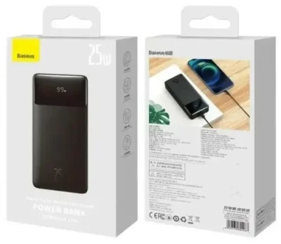 Внешний аккумулятор Baseus Bipow Digital Display Power bank 20000mAh 25W (черный) (PPBD25K) / Универсальные внешние аккумуляторы | Электроника | V4.Ru: Маркетплейс