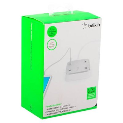 Сетевое зарядное устройство Belkin 4xUSB Charger 26W 2,4 А (White) / Сетевые зарядные устройства | Электроника | V4.Ru: Маркетплейс