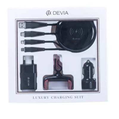 Набор подарочный Devia Non-Pole Series Charger Suit (Black) / Сетевые зарядные устройства | Электроника | V4.Ru: Маркетплейс