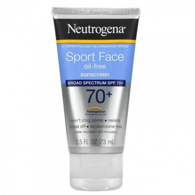 Neutrogena, Солнцезащитное средство для лица Sport Face без масла, SPF 70+, 73 мл (2,5 жидк. Унции) / Солнцезащитные средства, лицо | Аптека | V4.Ru: Маркетплейс