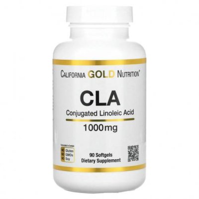 California Gold Nutrition, Clarinol, КЛК, конъюгированная линолевая кислота, 1000 мг, 90 мягких таблеток / КЛК (конъюгированная линолевая кислота) | Аптека | V4.Ru: Маркетплейс