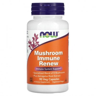 NOW Foods, Immune Renew, добавка для поддержки иммунитета, 90 растительных капсул / Адаптогены | Аптека | V4.Ru: Маркетплейс