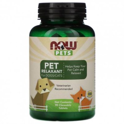 NOW Foods, Now Pets, слабительное для собак/кошек, 90 жевательных таблеток / Травы для питомцев | Аптека | V4.Ru: Маркетплейс