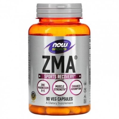 NOW Foods, Sports, ZMA, восстановление после физической активности, 90 капсул / ZMA | Аптека | V4.Ru: Маркетплейс