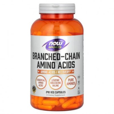 NOW Foods, Sports, аминокислоты с разветвленными цепями, 240 капсул / BCAA | Аптека | V4.Ru: Маркетплейс