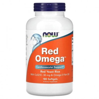 NOW Foods, Red Omega, 180 гелевых капсул / Рыбий жир омега-3 | Аптека | V4.Ru: Маркетплейс