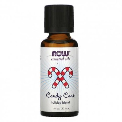 NOW Foods, Essential Oils, Праздничная смесь Candy Cane, 1 жидкая унция (30 мл) / Смеси | Аптека | V4.Ru: Маркетплейс