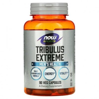 NOW Foods, Sports, Tribulus Extreme, для мужского здоровья, 90 растительных капсул / Якорцы стелющиеся | Аптека | V4.Ru: Маркетплейс