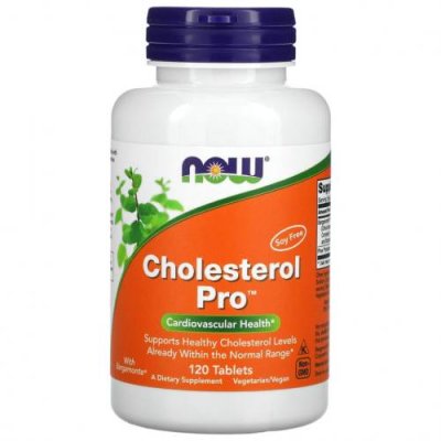 NOW Foods, Cholesterol Pro, 120 таблеток / Пищевые добавки | Аптека | V4.Ru: Маркетплейс